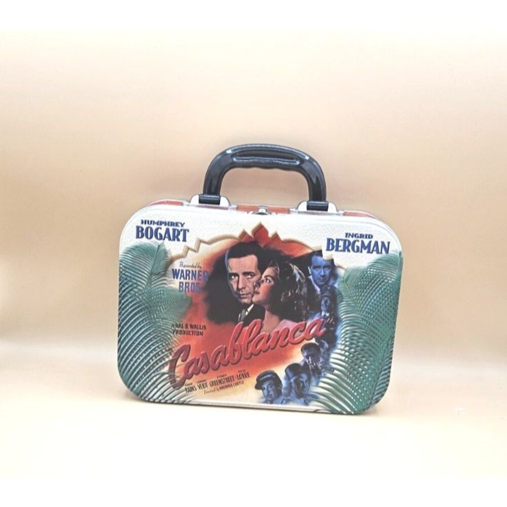 Casablanca Metal Lunch Box Tin Vandar Humphrey Bogart Ingrid Bergman